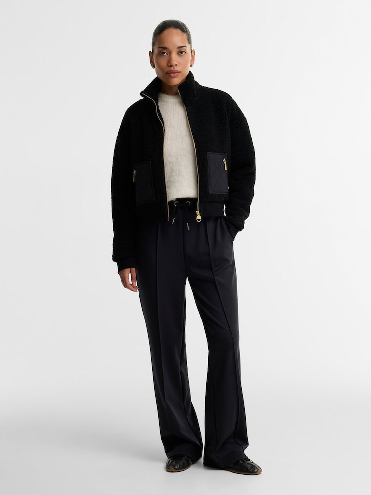 Barbour International Black Gea Fleece Jacket - Image 2 of 5
