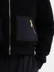 Barbour International Black Gea Fleece Jacket - Image 5 of 5