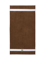 Lacoste Pecan Logo Casual Cotton Towel - Image 3 of 8