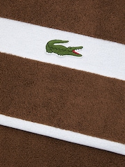 Lacoste Pecan Logo Casual Cotton Towel - Image 5 of 8