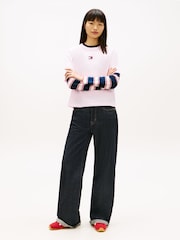 Tommy Jeans Tommy Badge Boxy Rundhals-T-Shirt - Bild 2 von 5