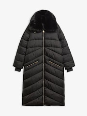 Barbour International Black Longline Cyrus Puffer Jacket - Image 7 of 7
