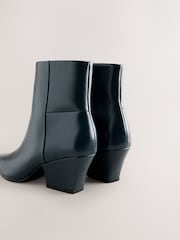 Teal Blue Standard fit Forever Comfort® Pointed Toe Ankle Boots - Image 3 of 6
