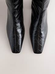 Black Forever Comfort® Chisel Toe Ankle Chelsea Boots - Image 9 of 9