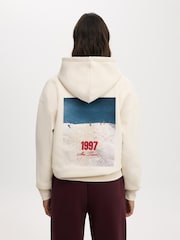 Cotton On Cream Plush Premium Graphic Hoodie - Image 1 of 4
