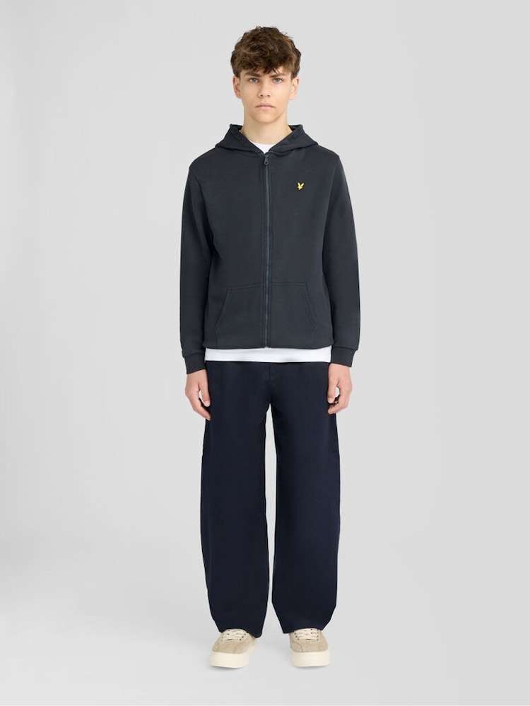Lyle & Scott Black Zip Through Hoodie - Image 2 of 6