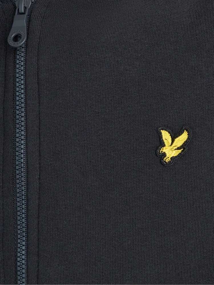 Lyle & Scott Black Zip Through Hoodie - Image 6 of 6