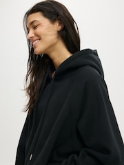 Cotton On Black Plush Premium Raglan Hoodie - Image 4 of 4