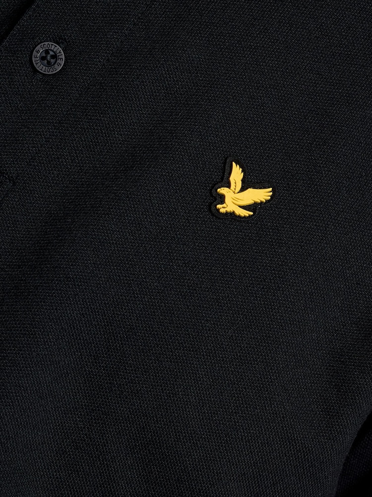 Lyle & Scott Black Core Sports Polo Shirt - Image 6 of 6 Lyle & Scott Black Core Sports Polo Shirt - Image 6 of 6