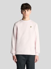 Rose - Sweat Lyle & Scott ras du cou - Image 1 sur 5
