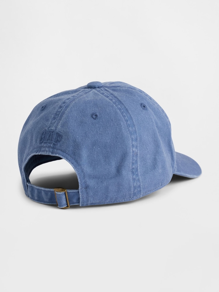 Gap Blue Overdye Baseball Hat - Image 2 of 2 Gap Blue Overdye Baseball Hat - Image 2 of 2