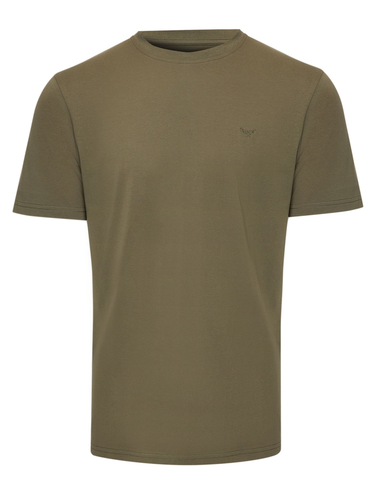 Threadbare Black Short Sleeve Cotton T-Shirts 5 Pack - Image 4 of 4