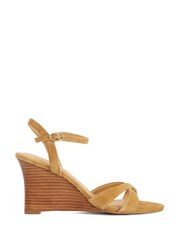 Dune London Brown Kalans Wedges Sandals - Image 1 of 5