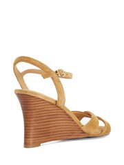 Dune London Brown Kalans Wedges Sandals - Image 3 of 5