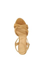 Dune London Brown Kalans Wedges Sandals - Image 4 of 5
