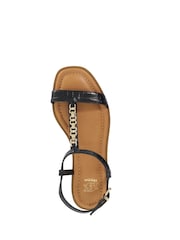Dune London Black Lollipops T-Bar Flat Sandals - Image 5 of 7