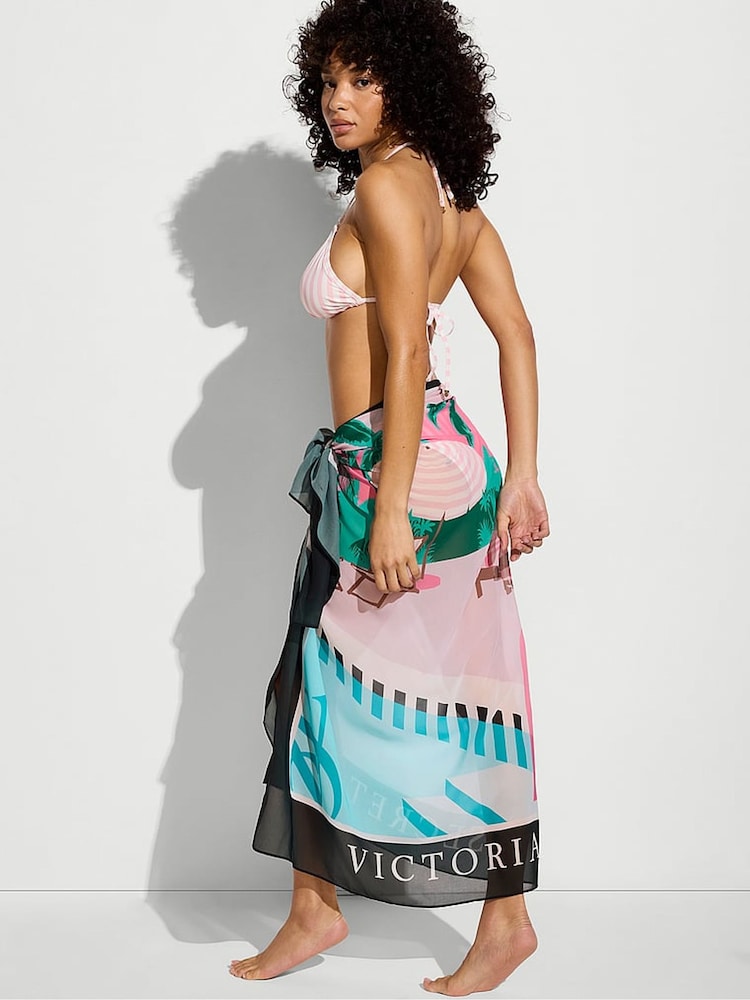 Victoria's Secret Hotel Victoria Pink Midi Sarong Coverup - Image 3 of 3