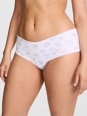 Victoria's Secret PINK White Seashell Print Hipster No Show Knickers - Image 1 of 2