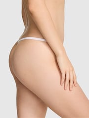 Victoria's Secret PINK White Seashell Print G-String No Show Knickers - Image 2 of 2