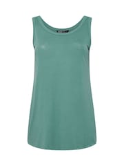 Yours Curve Green Core Basic Vest 5 Pack - Image 8 of 11