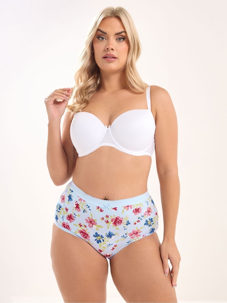 Yours Curve Light Pink Full Briefs 5 PK - Image 2 of 8