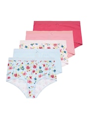 Yours Curve Light Pink Full Briefs 5 PK - Image 6 of 8