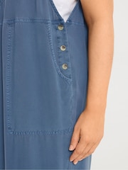 Yours Curve Wide Leg Dungarees - תמונה 4 מתוך 5