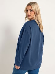 Yours Curve Daisy Sweatshirt - Imaginea 3 din 5
