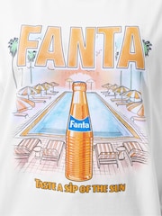 Yours Curve White Limited Fanta T-Shirt - Image 4 of 5