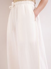 Phase Eight White Rowan Linen Trousers - Image 4 of 6