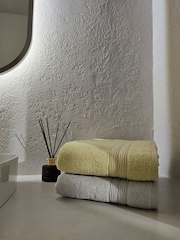 Casa Lusso 3 Piece Colourful Chappy Turkish Cotton Towels Set - صورة 3 من 5