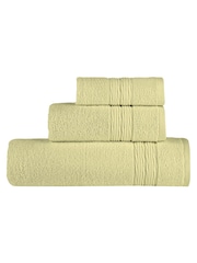 Casa Lusso 3 Piece Colourful Chappy Turkish Cotton Towels Set - صورة 5 من 5