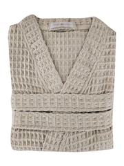 Casa Lusso Rainy Day Charm Waffle Micro Modal and Turkish Cotton Kimono - Image 5 of 5