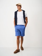 Crew Clothing Blue Bermuda Stretch Chino Shorts - Image 3 of 5