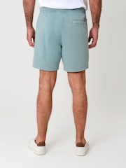 Saltwell Mint Drawstring Cotton Sweat Shorts - Image 2 of 4