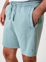 Saltwell Mint Drawstring Cotton Sweat Shorts - Image 4 of 4