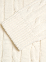 Saltwell Cable Knit Cotton Cricket Jumper - Εικόνα 6 από 6