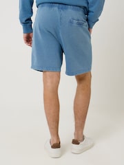 Saltwell Blue Drawstring Cotton Sweat Shorts - Image 2 of 4
