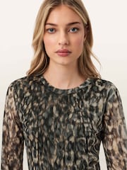 Μπλούζα με μακριά μανίκια AllSaints Ellie Mesh - Εικόνα 4 από 5