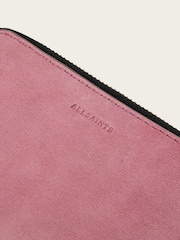 AllSaints Pink Lena Hex Zip Wallet - Image 5 of 5