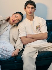 AllSaints Yellow Regan Low Top Trainers - Image 10 of 10