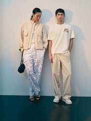 AllSaints Yellow Regan Low Top Trainers - Image 9 of 10