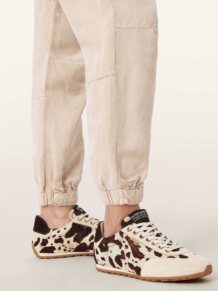 AllSaints Brown Liam Sneakers - Image 1 of 6