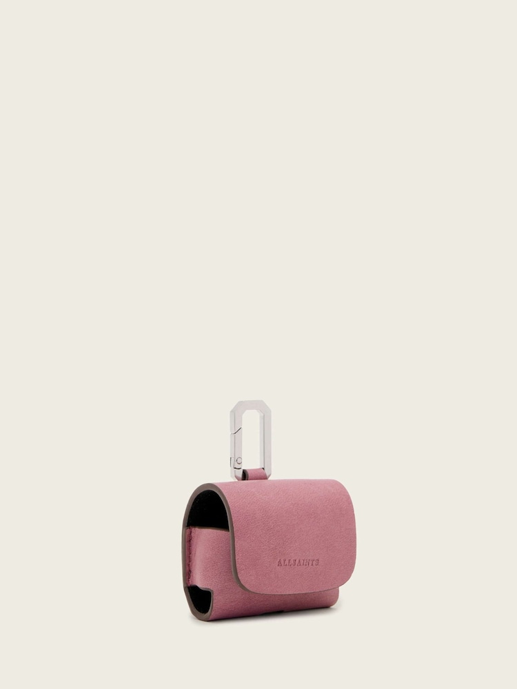 AllSaints Pink Airpod Hex Case Bag - Image 2 of 4