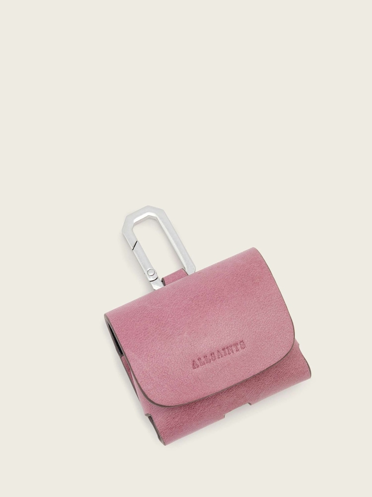 AllSaints Pink Airpod Hex Case Bag - Image 4 of 4
