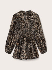 بني - AllSaints Chia Dress - صورة 7 من 7