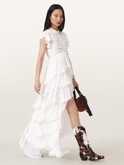 AllSaints White Shaela Dress - Image 5 of 6