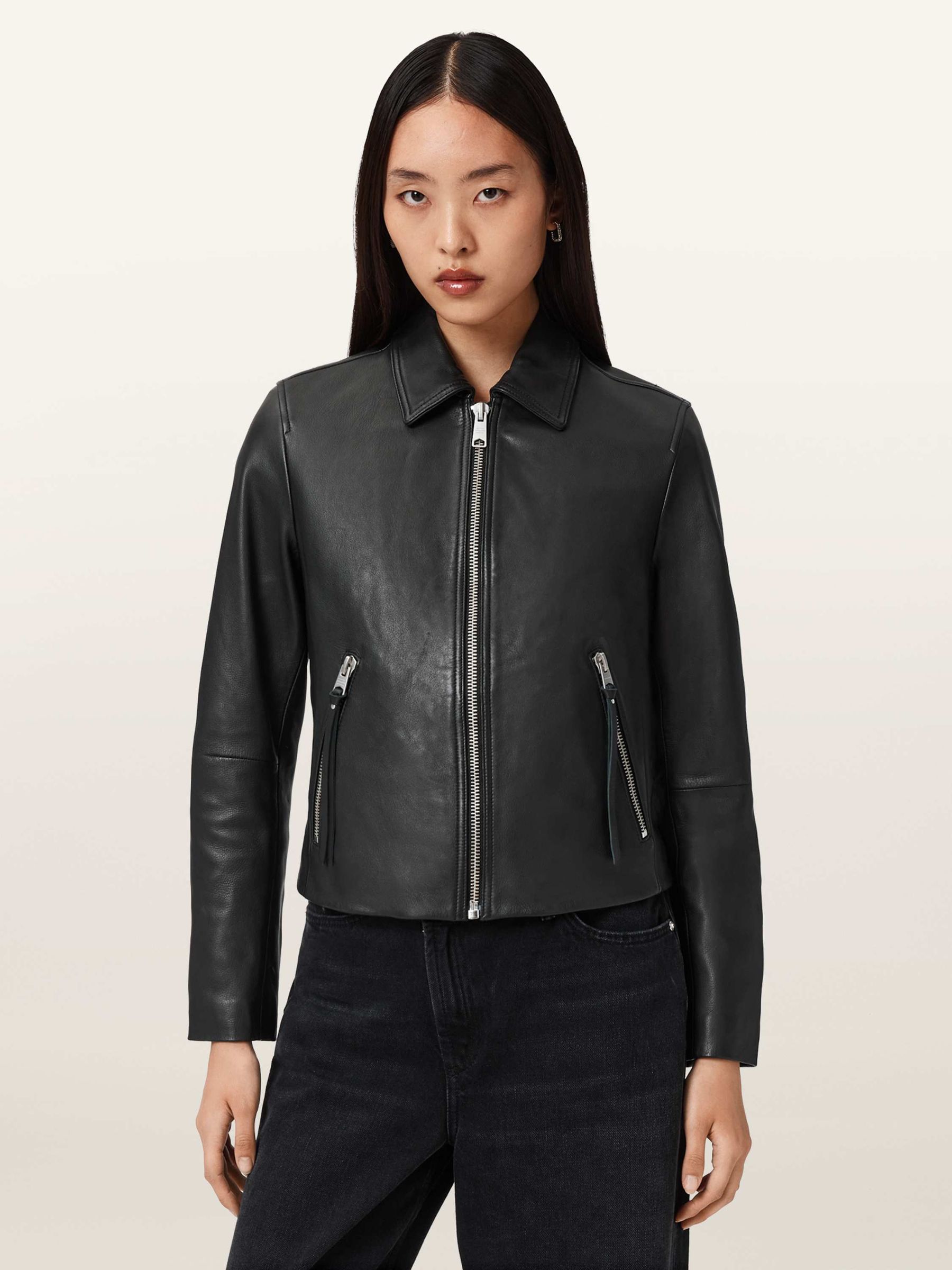 Buy AllSaints Black Danbury Biker Jacket from Next USA
