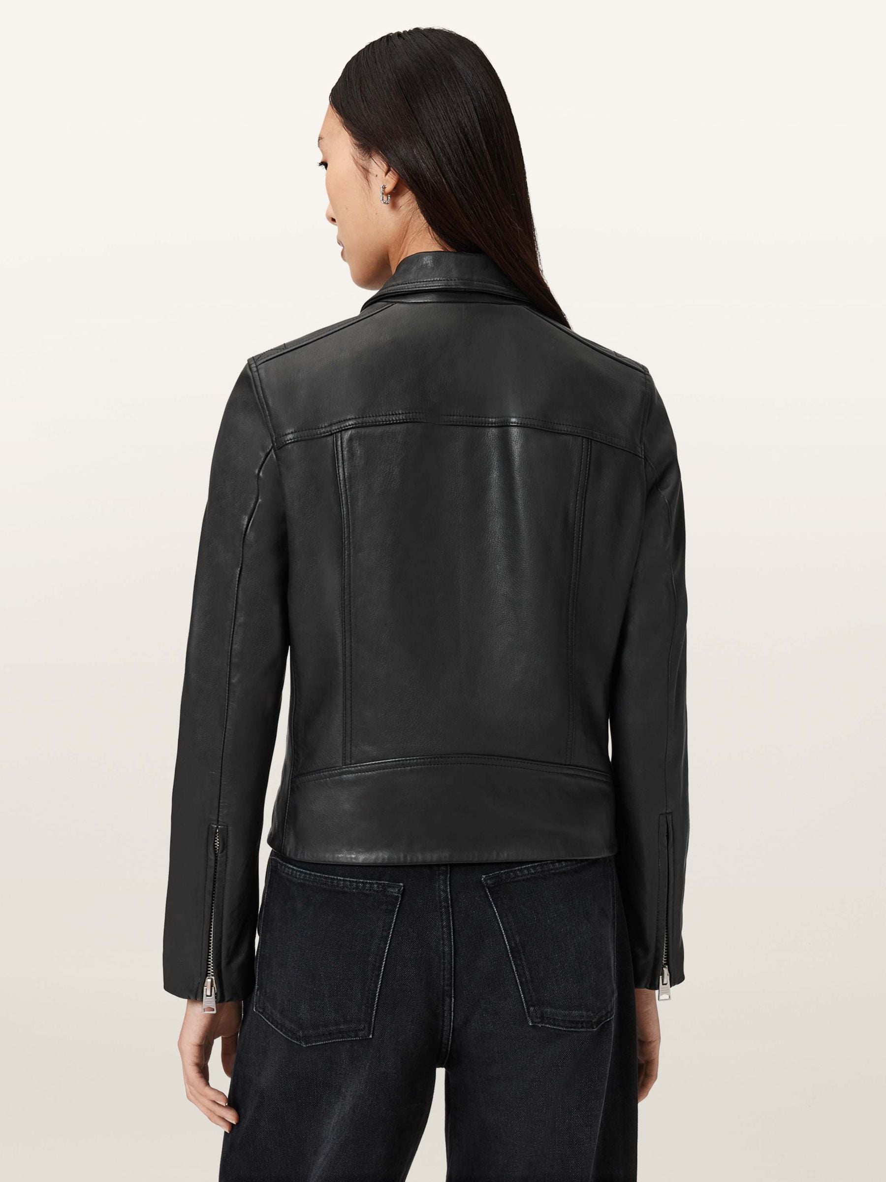 Buy AllSaints Black Danbury Biker Jacket from Next USA