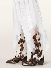 AllSaints Brown Dolly Boots - Image 2 of 6